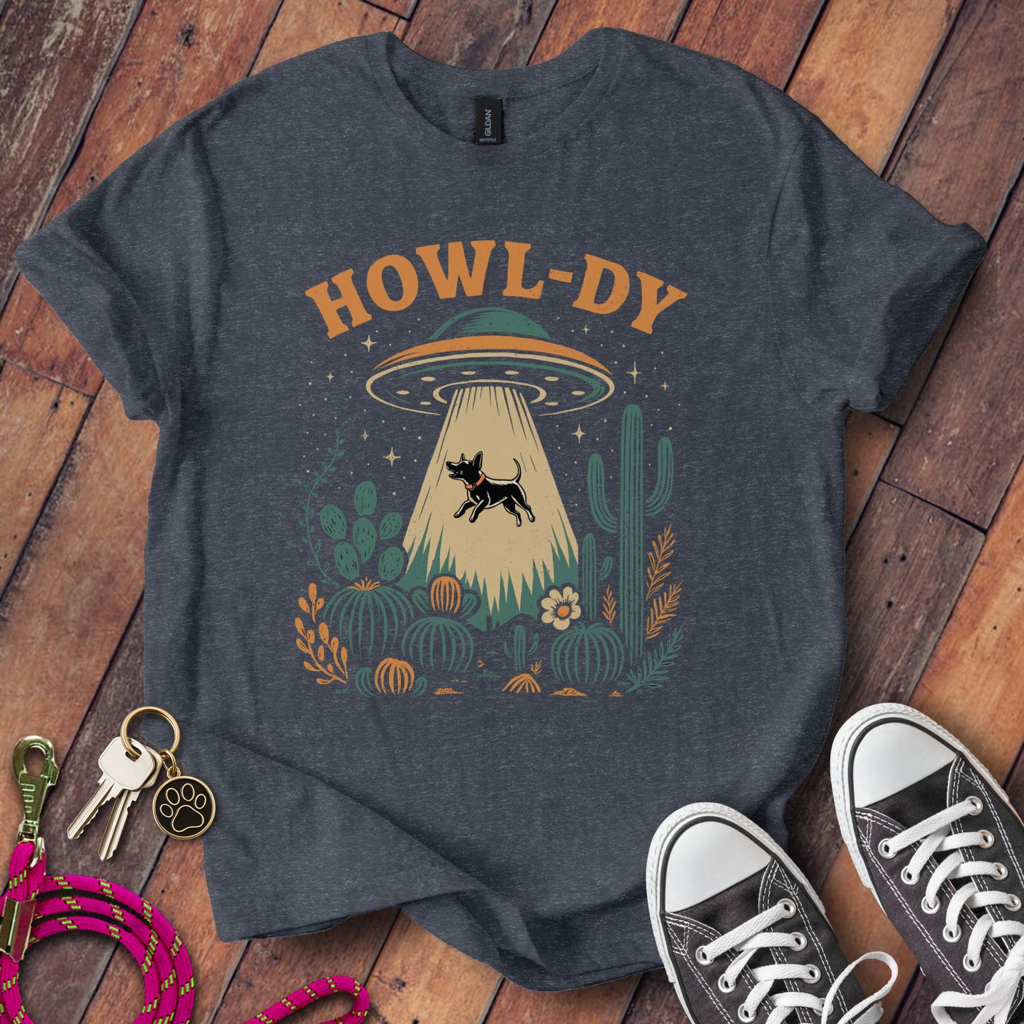 Howl-Dy UFO Desert Dog Graphic T-Shirt product type