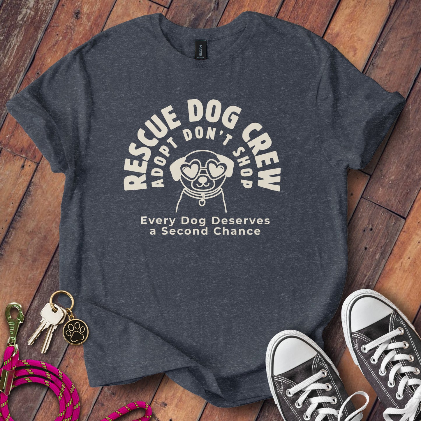 Rescue Dog Crew Adopt Don't Shop Shirt product type