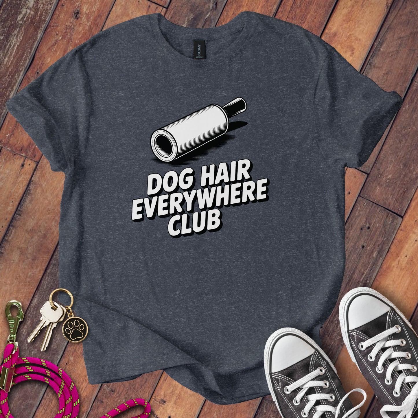 Dog Hair Everywhere Club Graphic Tee Shirt product type