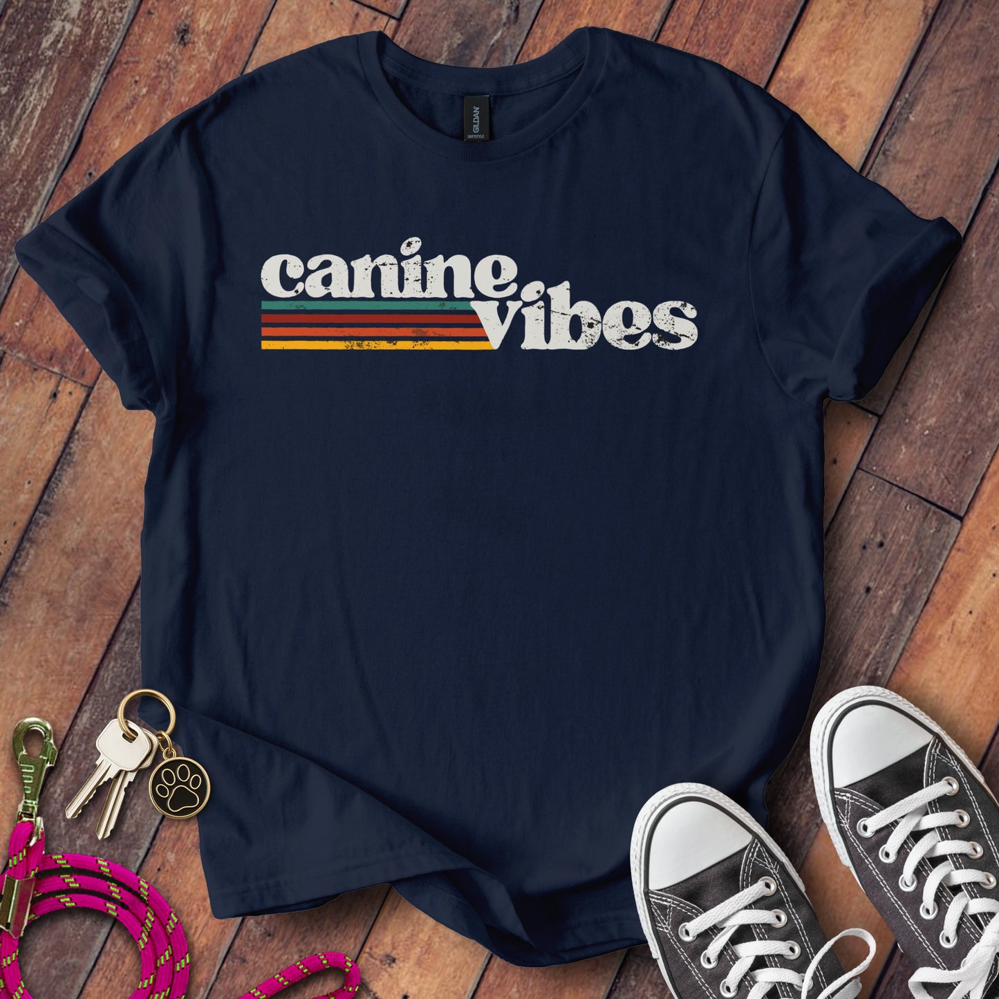 Canine Vibes Graphic T-Shirt Casual Wear product type