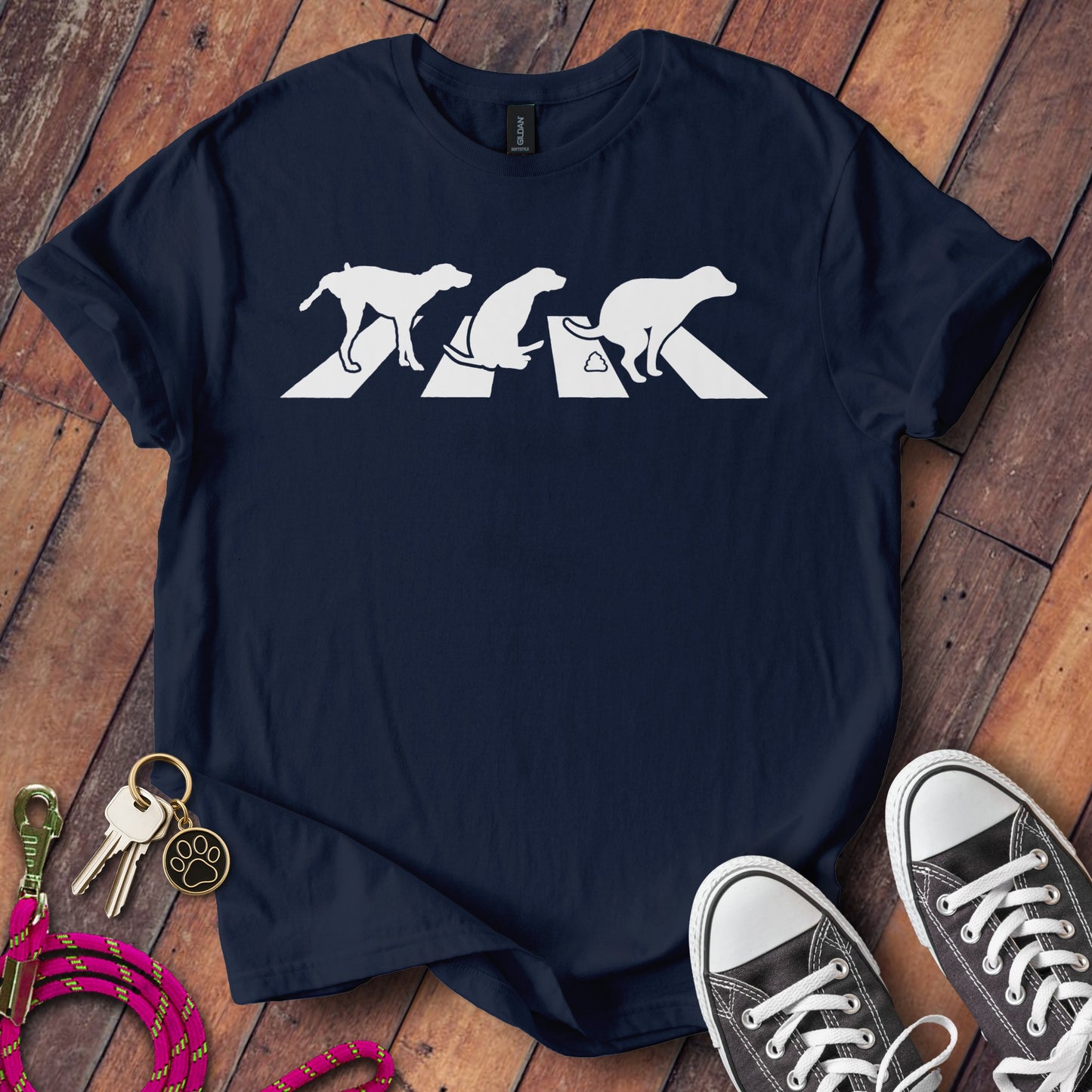 Abbey Road Dogs Graphic T-Shirt Unique Fashion product
