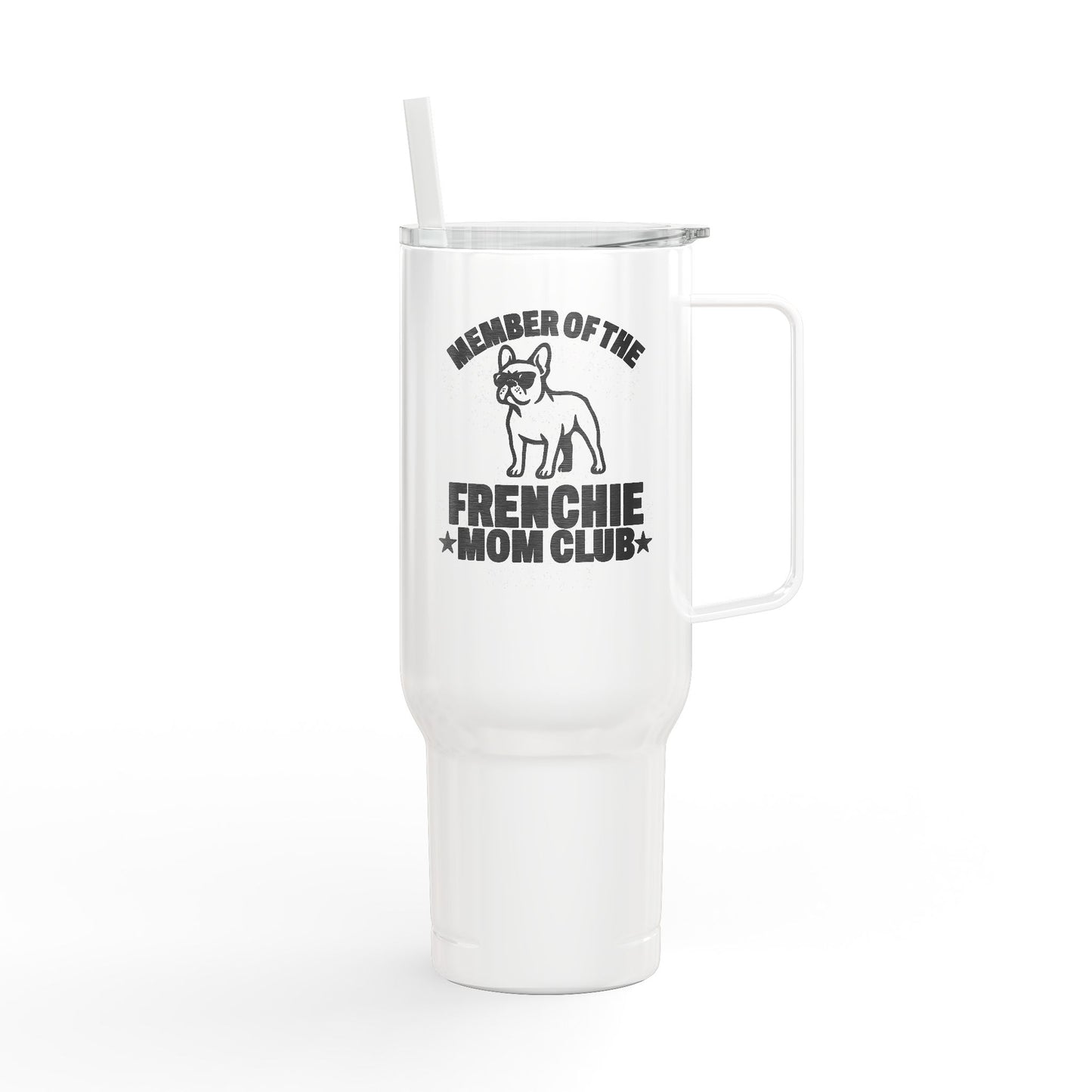 Frenchie Mom Club 40oz Engraved Tumbler