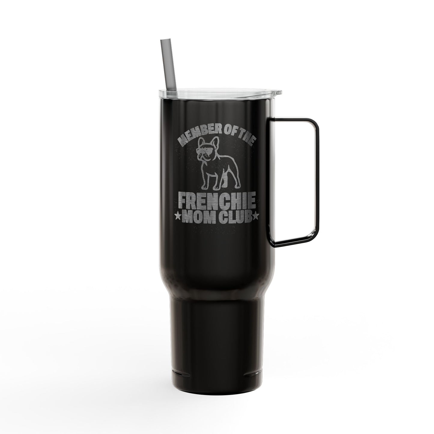 Frenchie Mom Club 40oz Engraved Tumbler