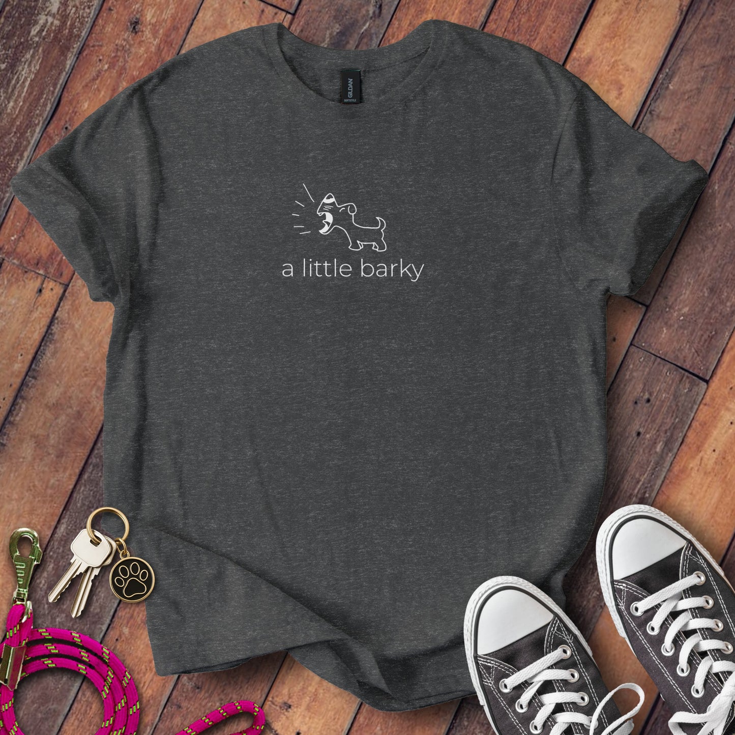 A Little Barky Graphic Design T-Shirt Product Type