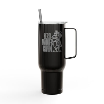 Zero Woofs Given 40oz Engraved Tumbler