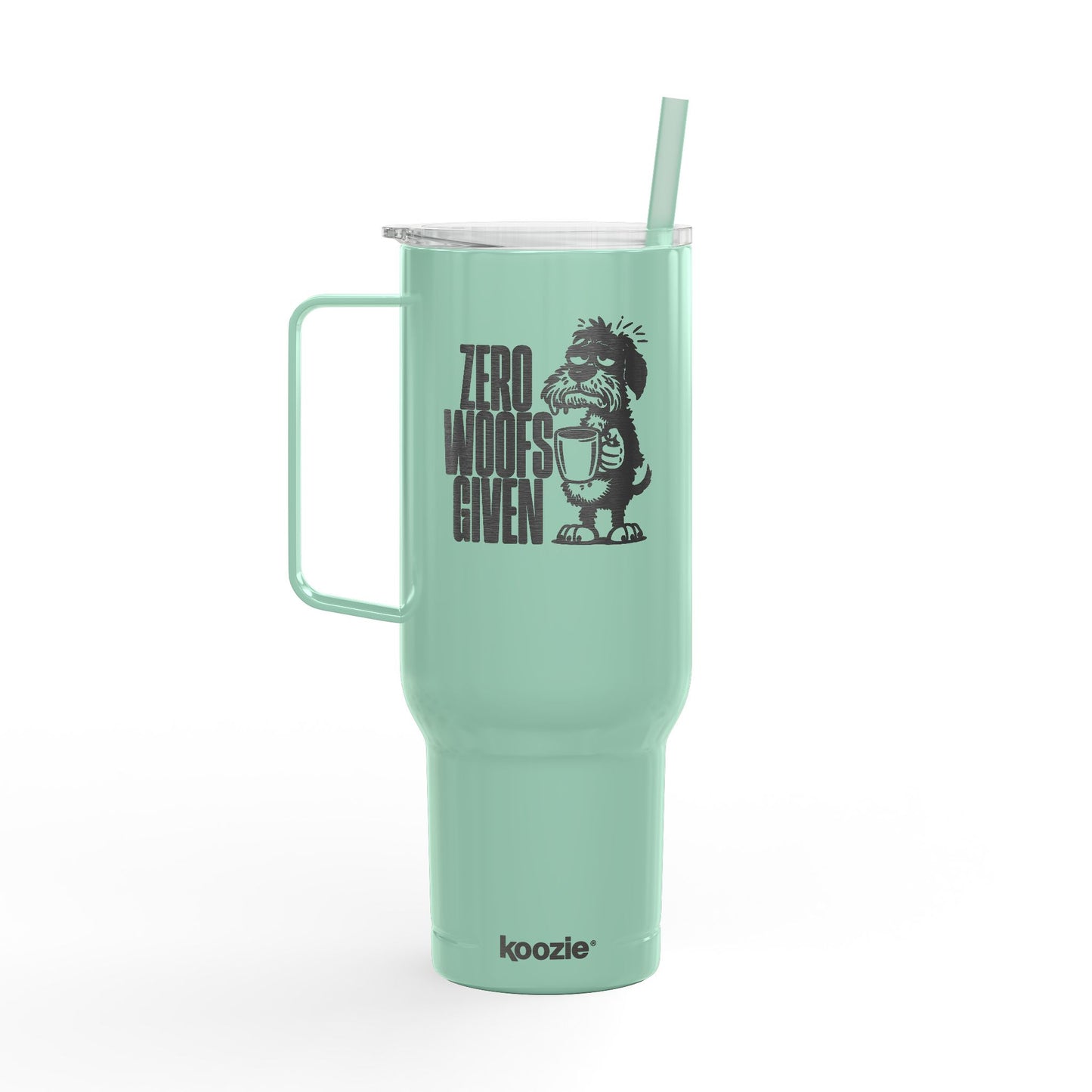 Zero Woofs Given 40oz Engraved Tumbler