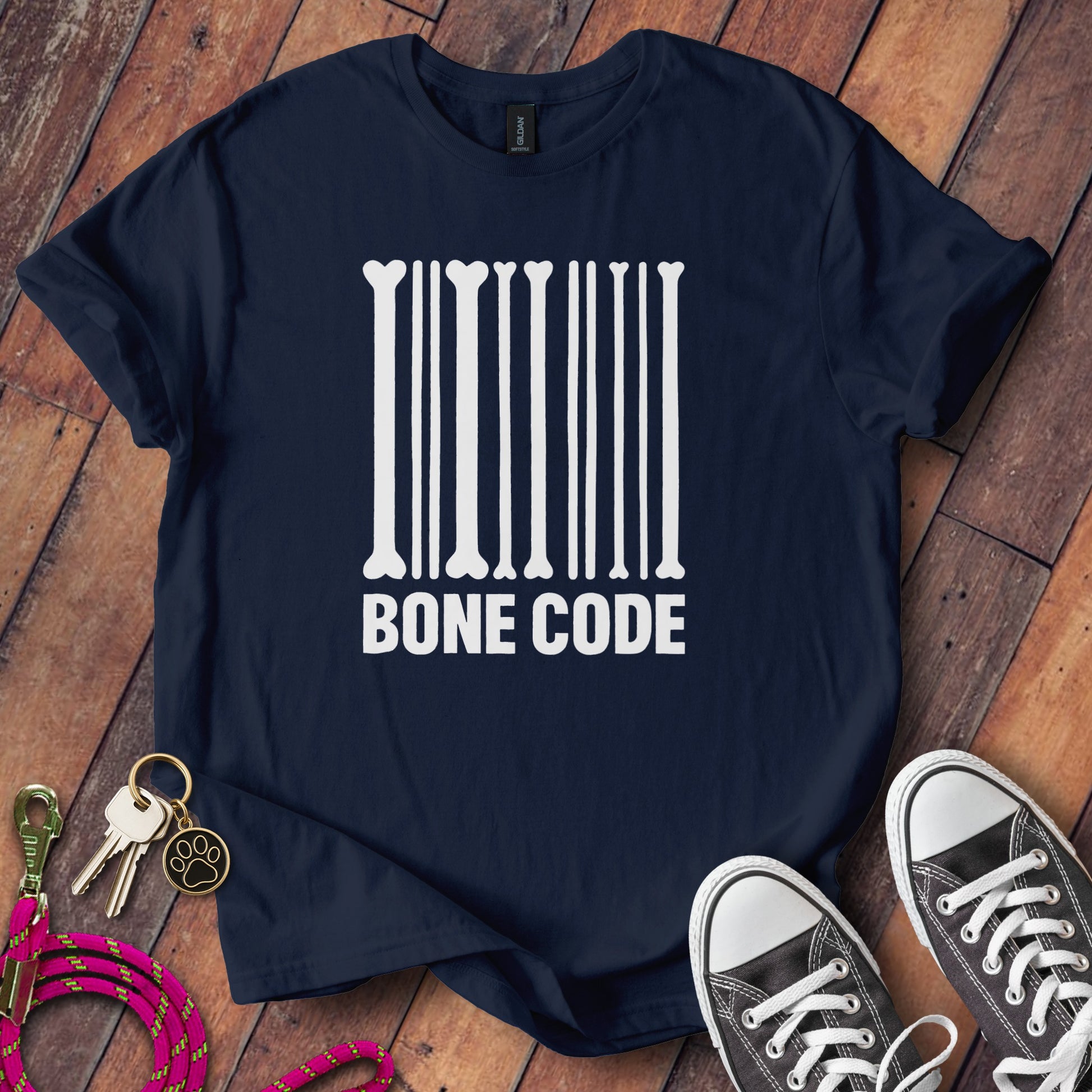 Bone Code Graphic Print Casual T-Shirt product type
