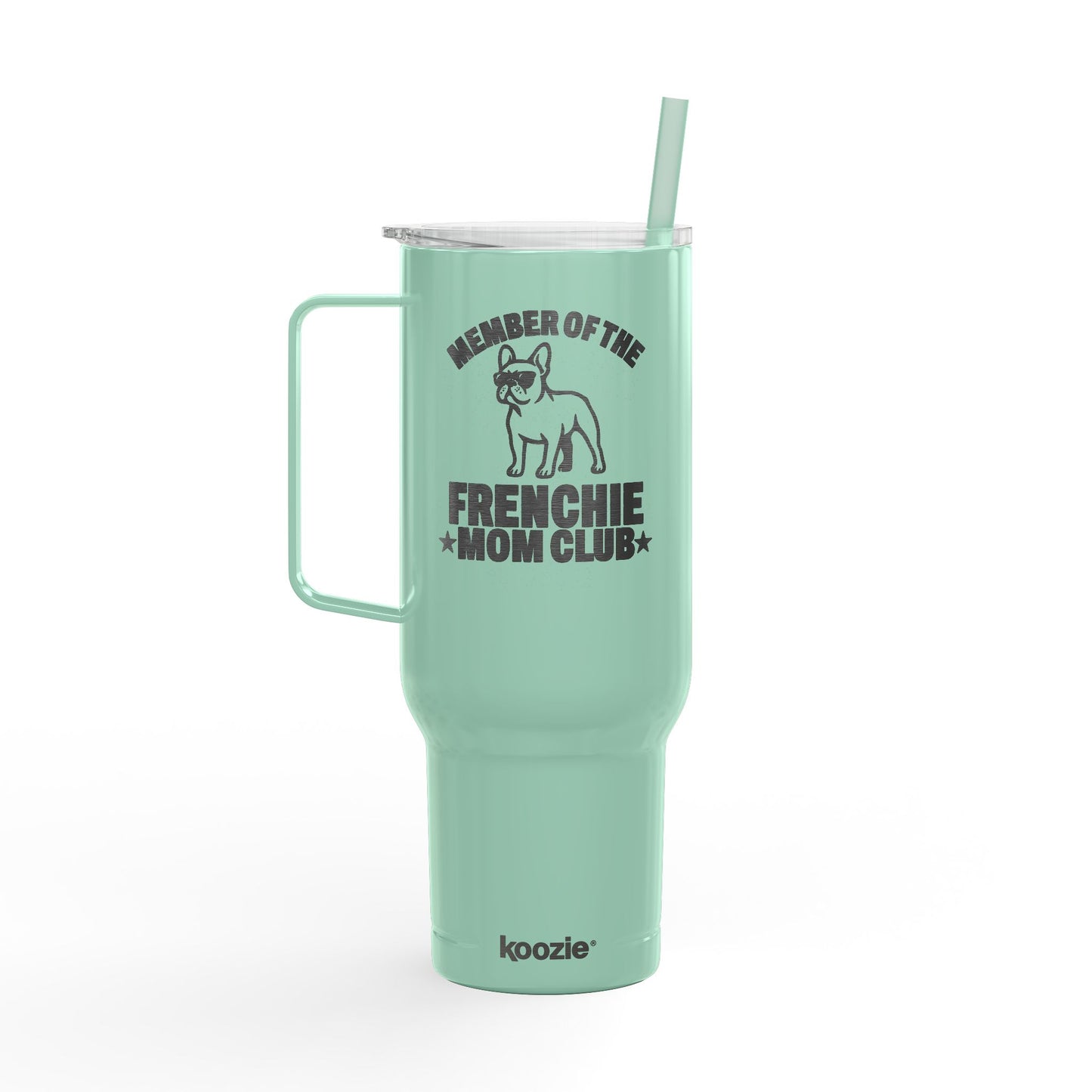 Frenchie Mom Club 40oz Engraved Tumbler