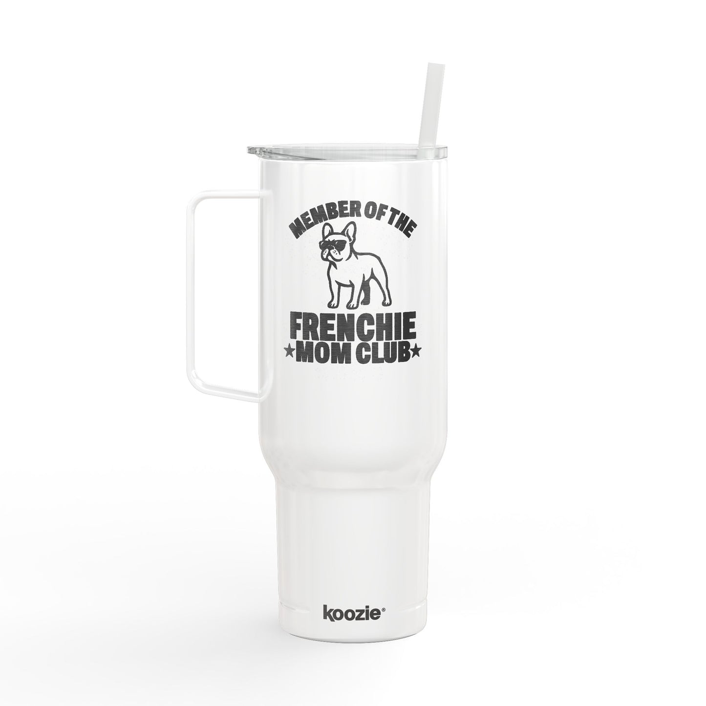 Frenchie Mom Club 40oz Engraved Tumbler