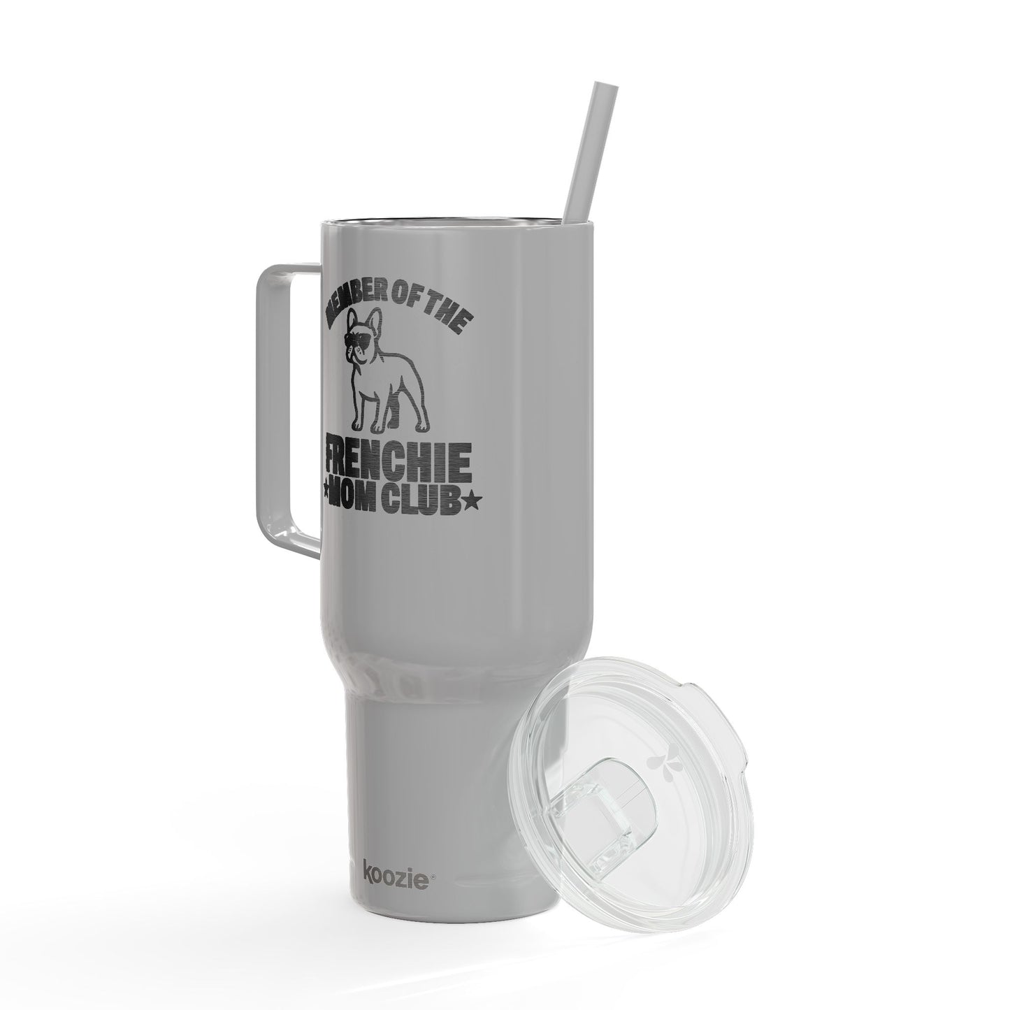 Frenchie Mom Club 40oz Engraved Tumbler