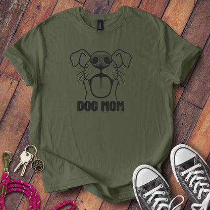 Dog Mom Graphic Tee Casual Wear Shirt product