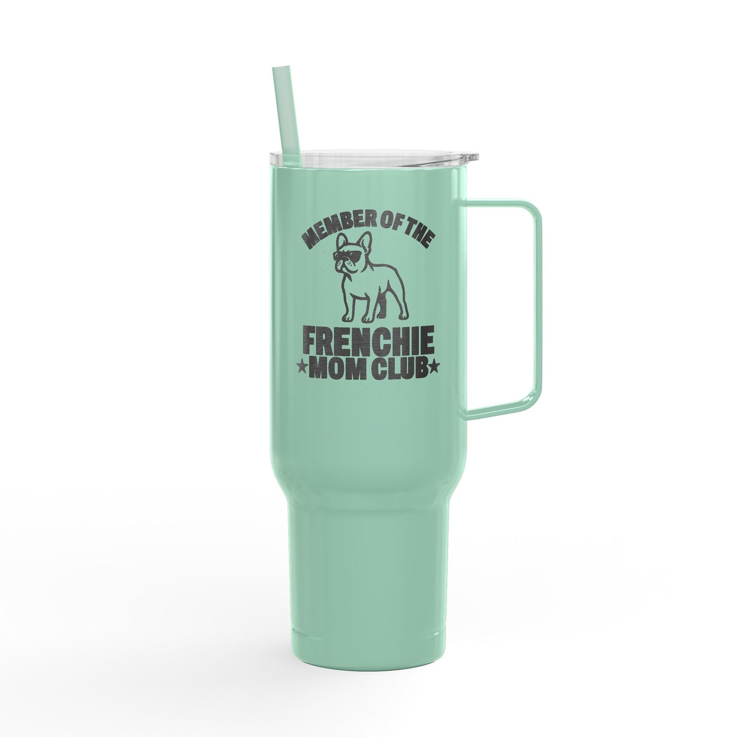 Frenchie Mom Club 40oz Engraved Tumbler