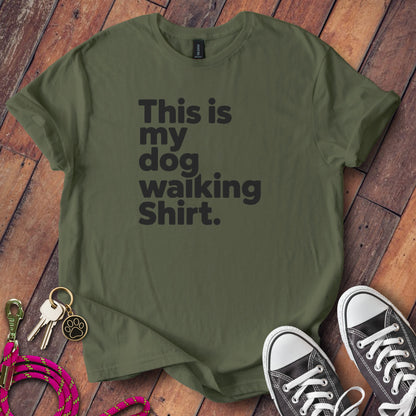 This is my dog walking Shirt unique product type