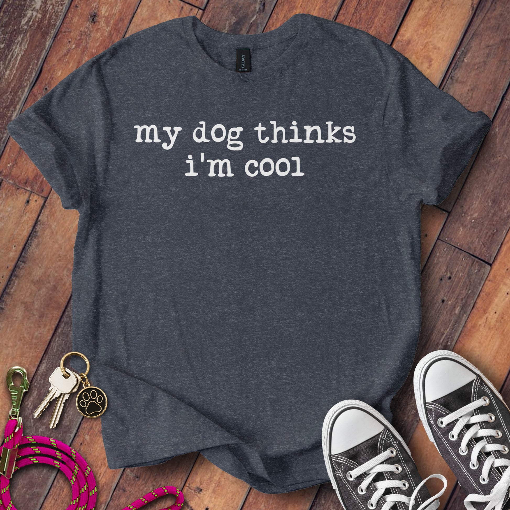 My Dog Thinks I'm Cool Graphic Tee product