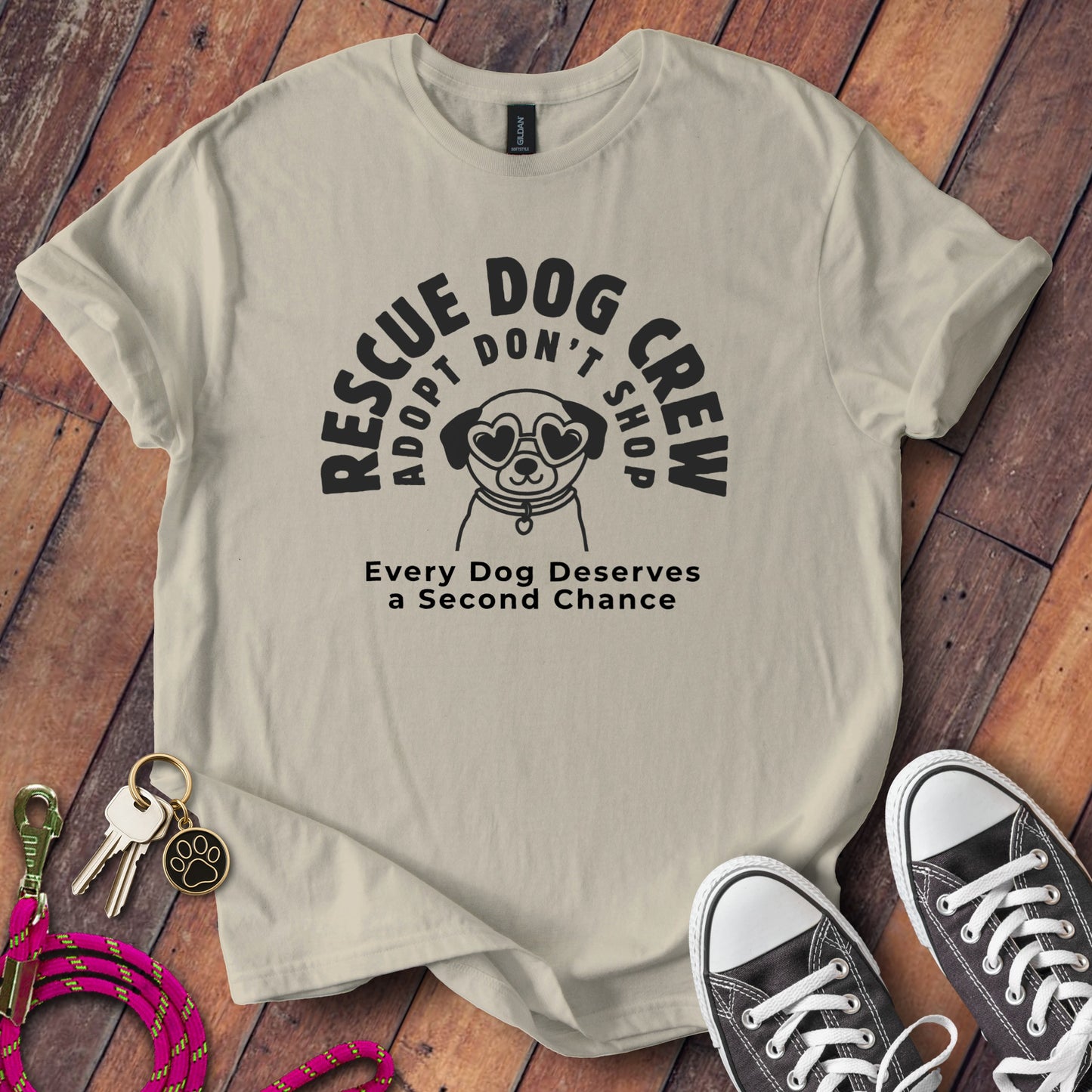 Rescue Dog Crew Adopt Don't Shop T-shirt product