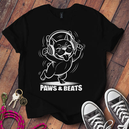 Paws and Beats Dog Dancing Graphic T-Shirt product type