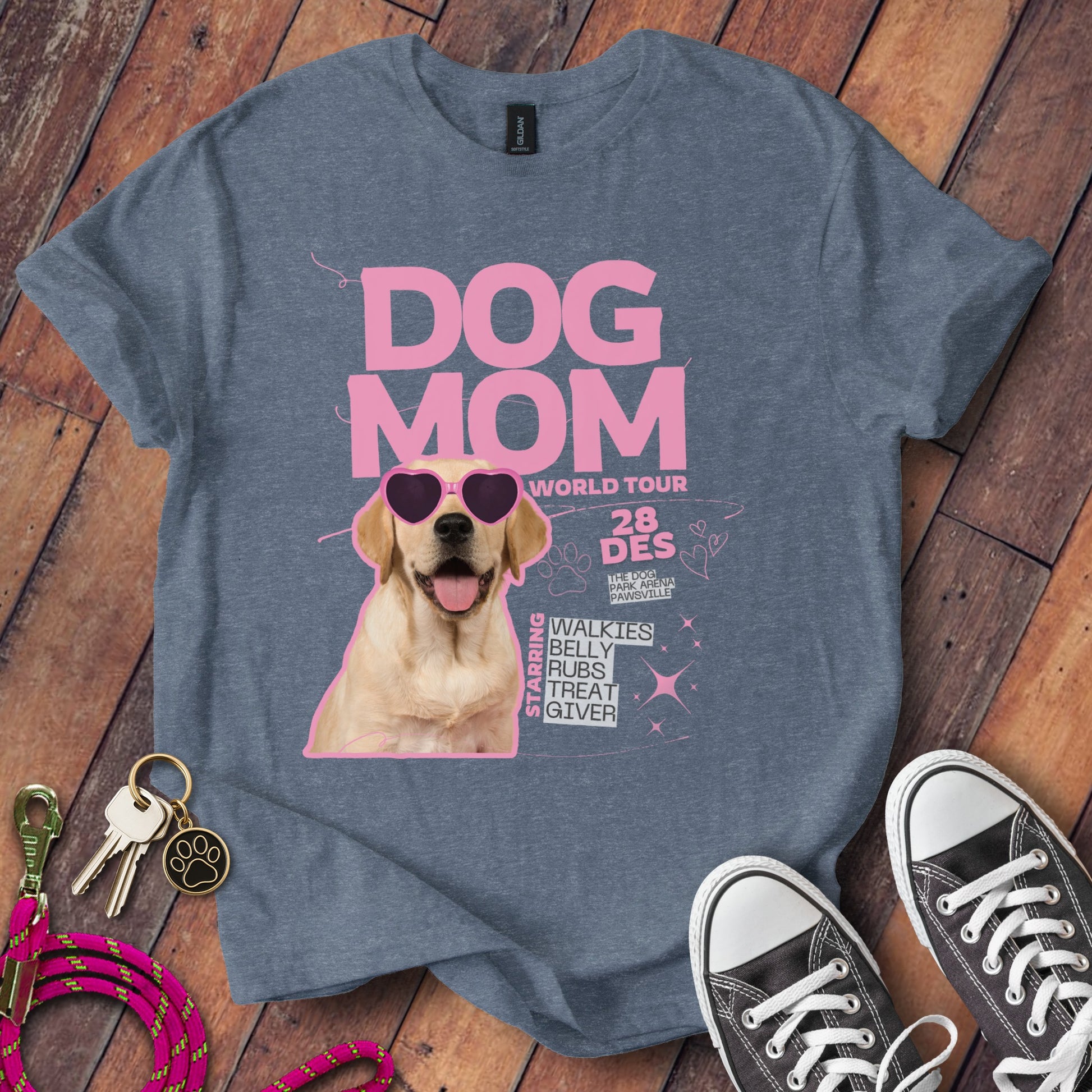 Dog Mom World Tour 28 Des Starring Cute Shirt Product Type