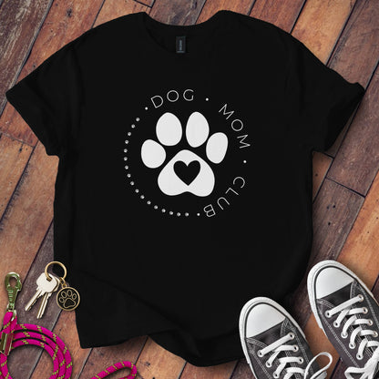 Dog Mom Club Paw Print Graphic T-shirt product type