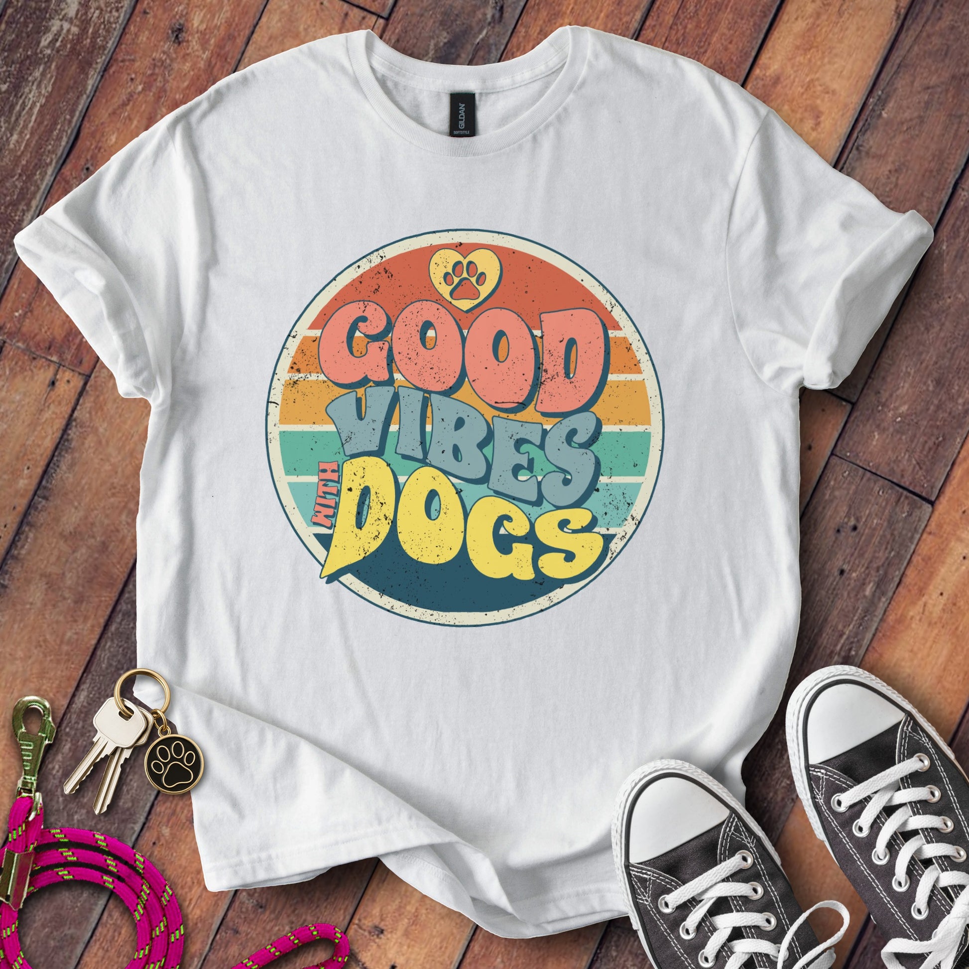 Good Vibes With Dogs Graphic Tee product type