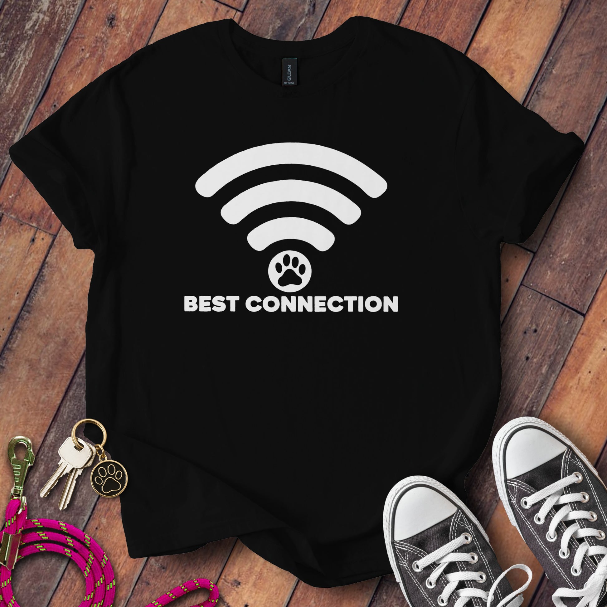 Best Connection Pet Lover Wireless Signal T-Shirt Product