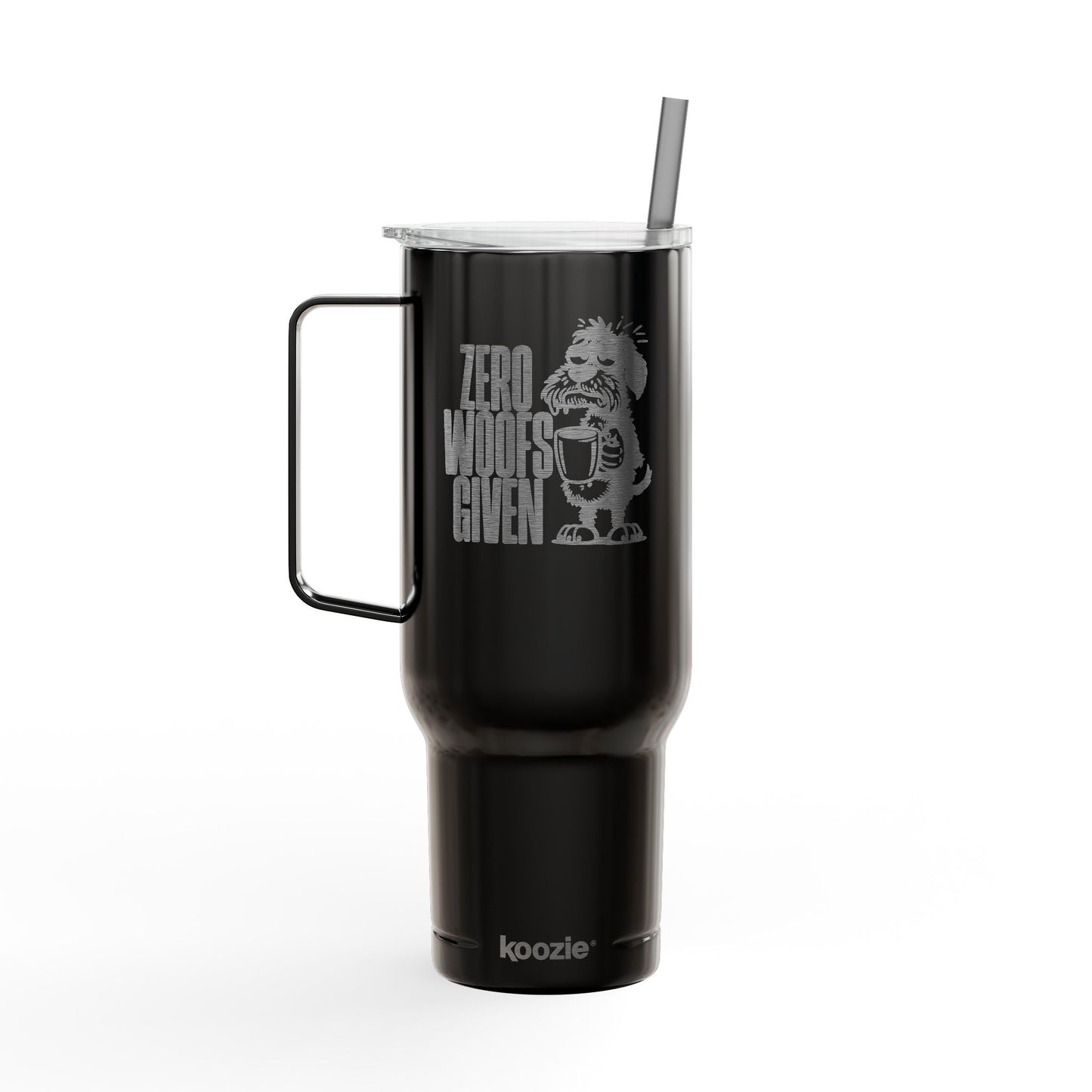 Zero Woofs Given 40oz Engraved Tumbler