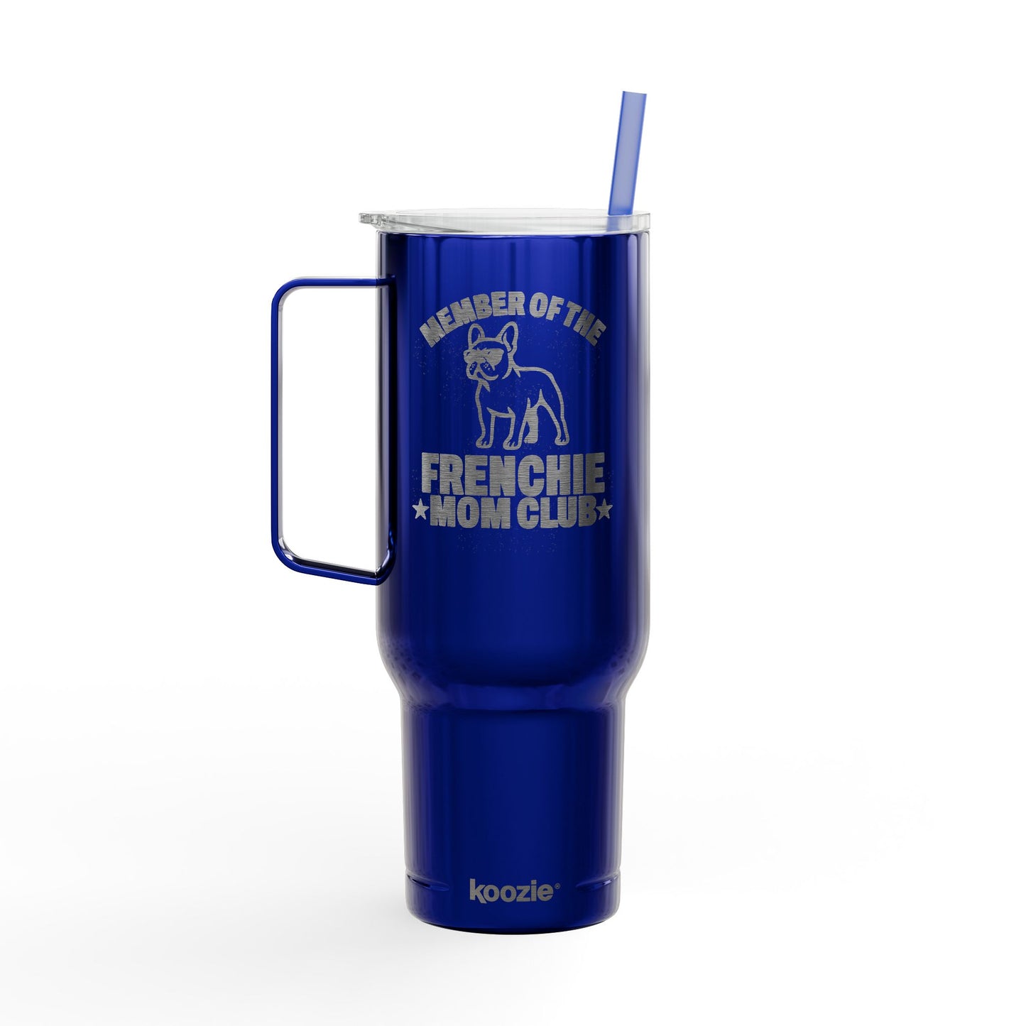 Frenchie Mom Club 40oz Engraved Tumbler
