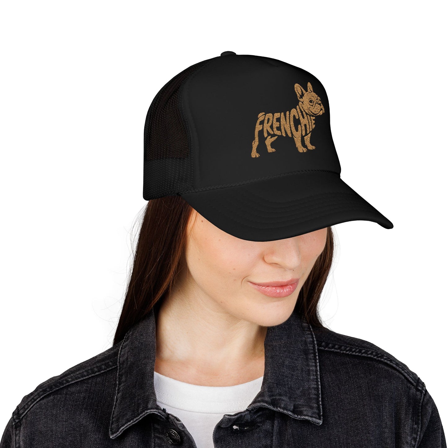 Frenchie Lover Embroidered Trucker Hat