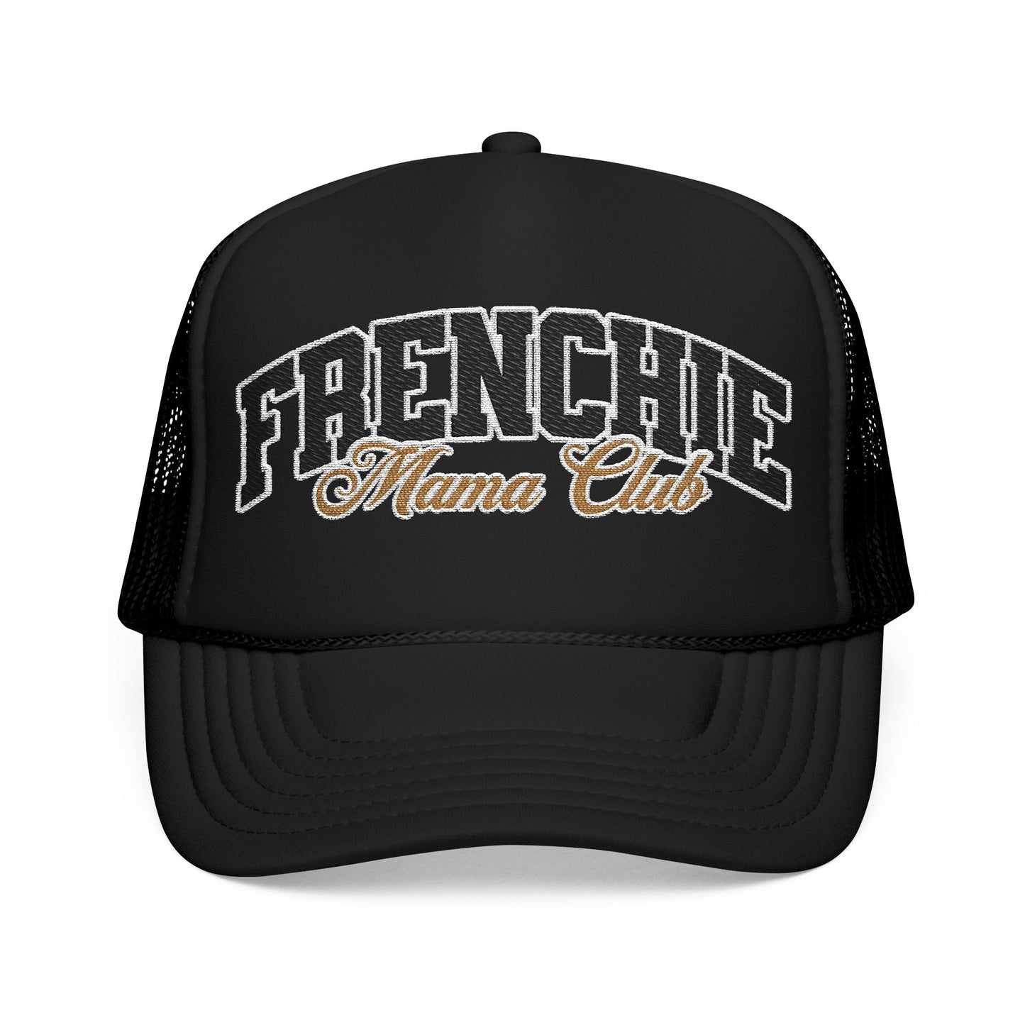 Frenchie Mama Club Embroidered Trucker Hat