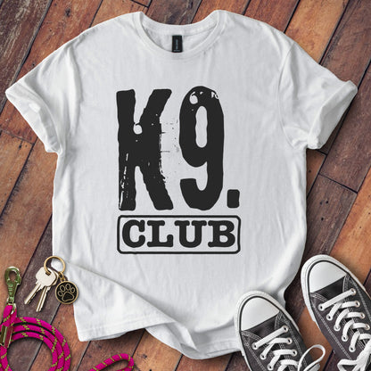 K9 Club Graphic Design White Comfy Shirt product type