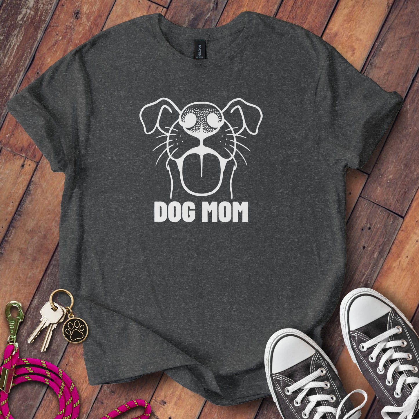 Cute Dog Mom Graphic Tee Casual Wear T-shirt product type