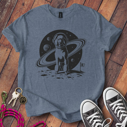 Space Dog Graphic T-shirt for Unique Fashion Products