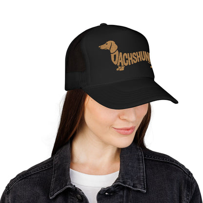 Dachshund Lover Embroidered Trucker Hat