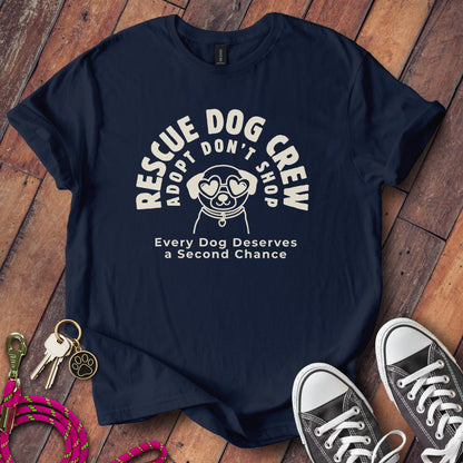Rescue Dog Crew Adopt Don't Shop T-shirt product