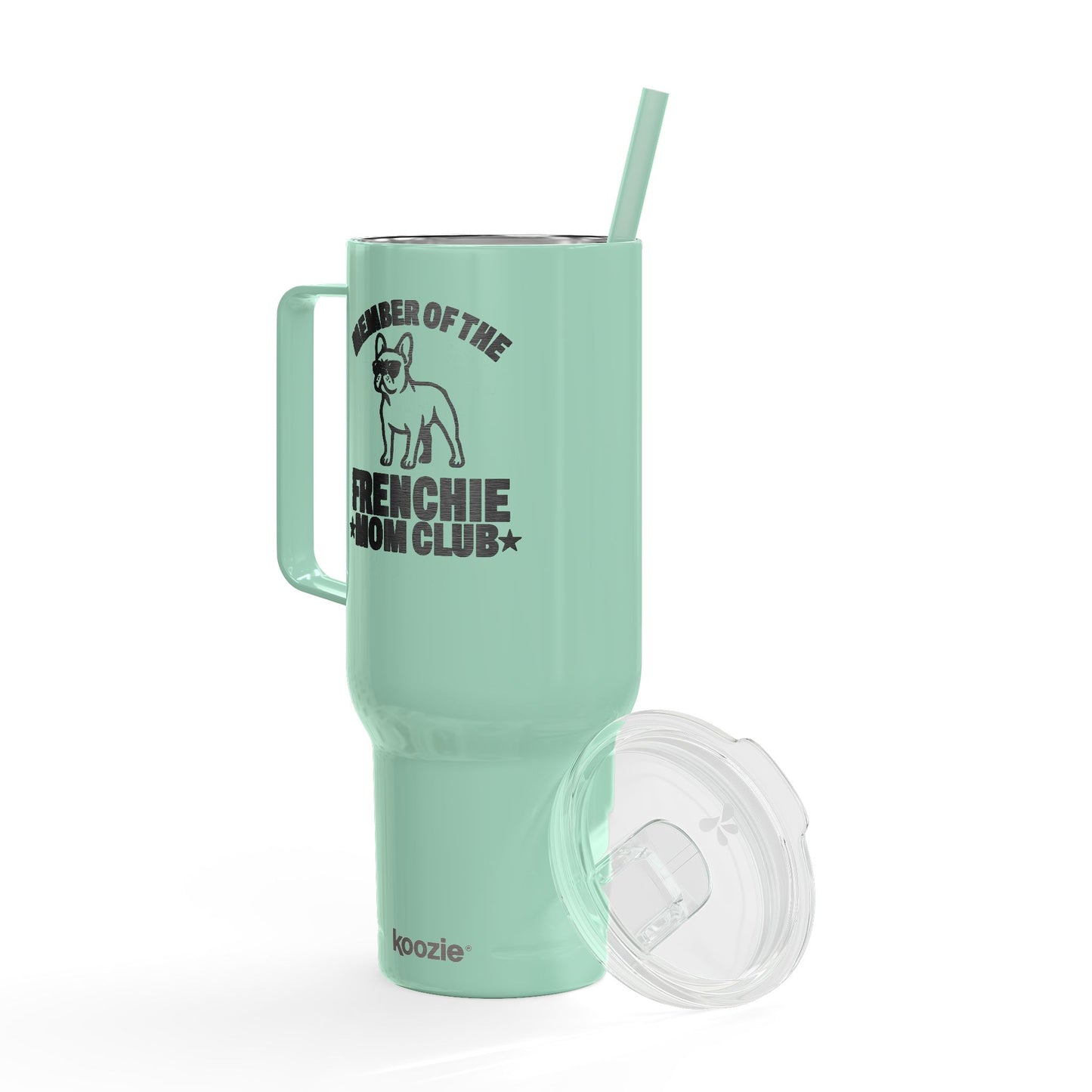 Frenchie Mom Club 40oz Engraved Tumbler