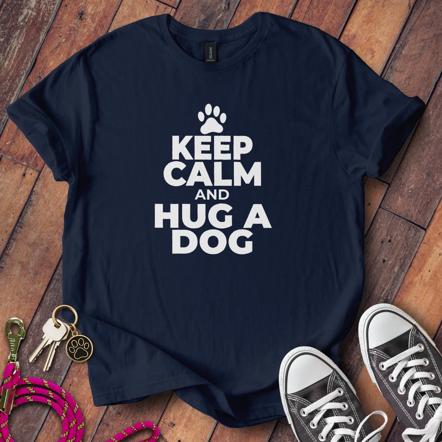 Keep Calm And Hug A Dog T-shirt product type