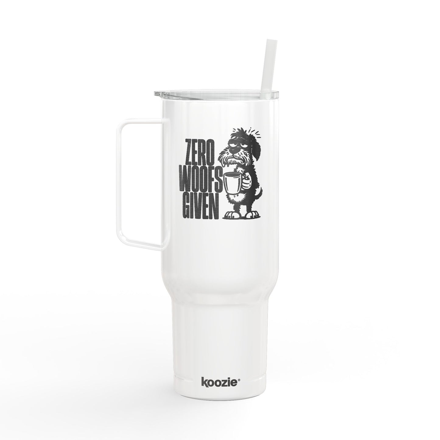Zero Woofs Given 40oz Engraved Tumbler