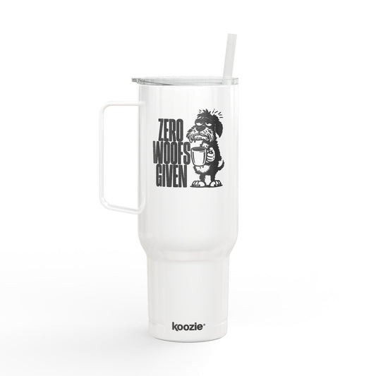 Zero Woofs Given 40oz Engraved Tumbler