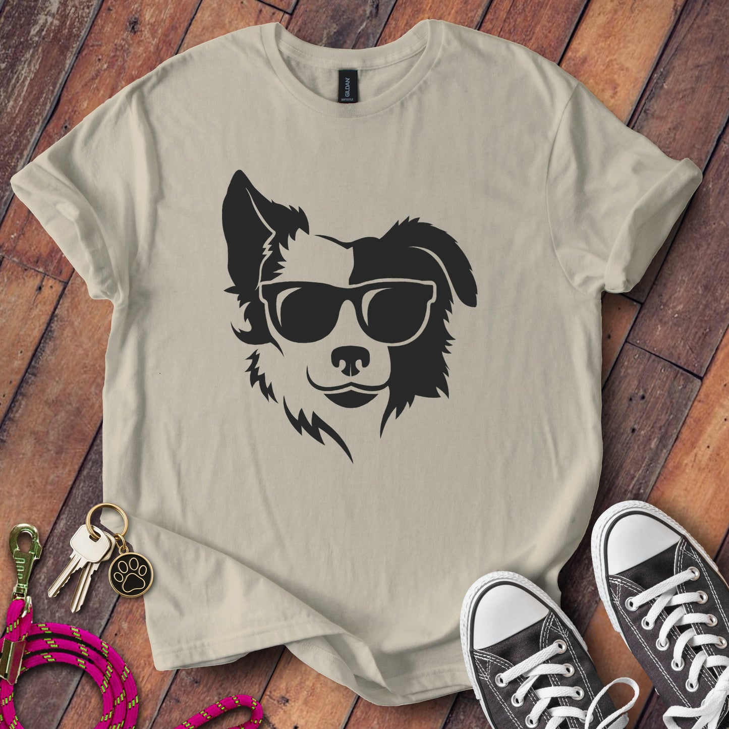 Cool Dog Wearing Sunglasses Graphic T-Shirt product