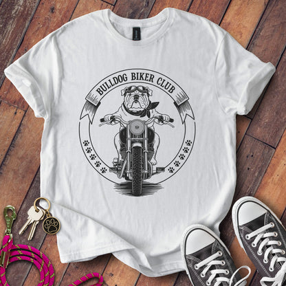Bulldog Biker Club Graphic Tee Shirt product