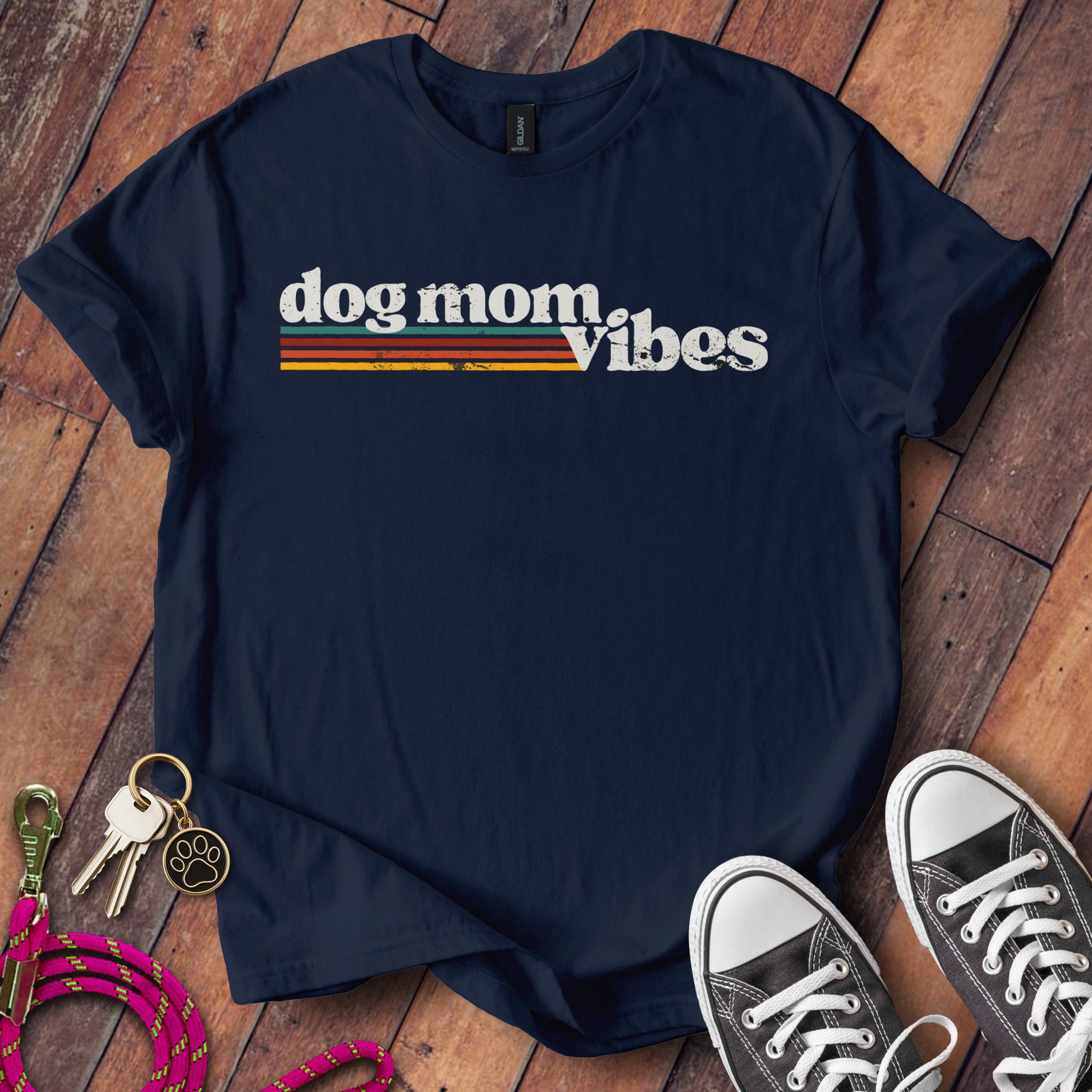 Dog Mom Vibes T-Shirt product type