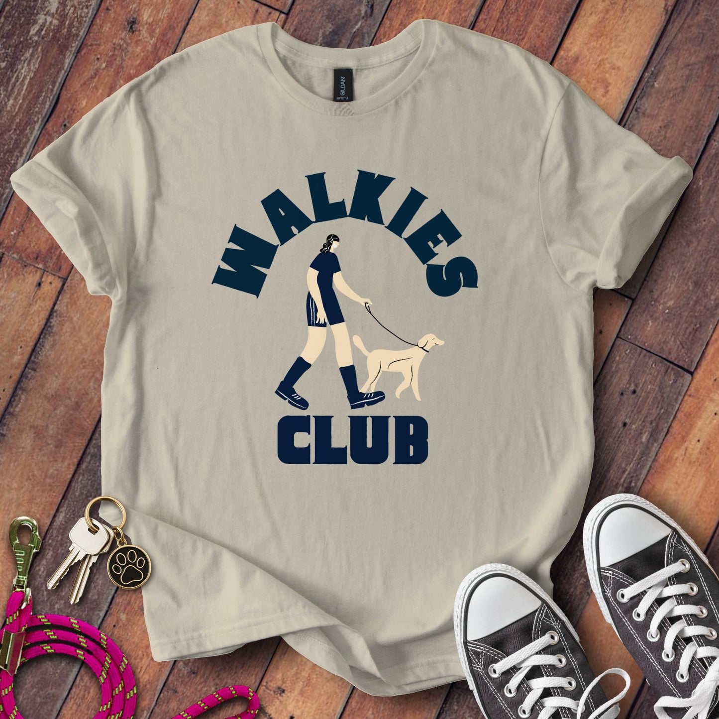 Cool Graphic Walkies Club Design T-Shirt Product