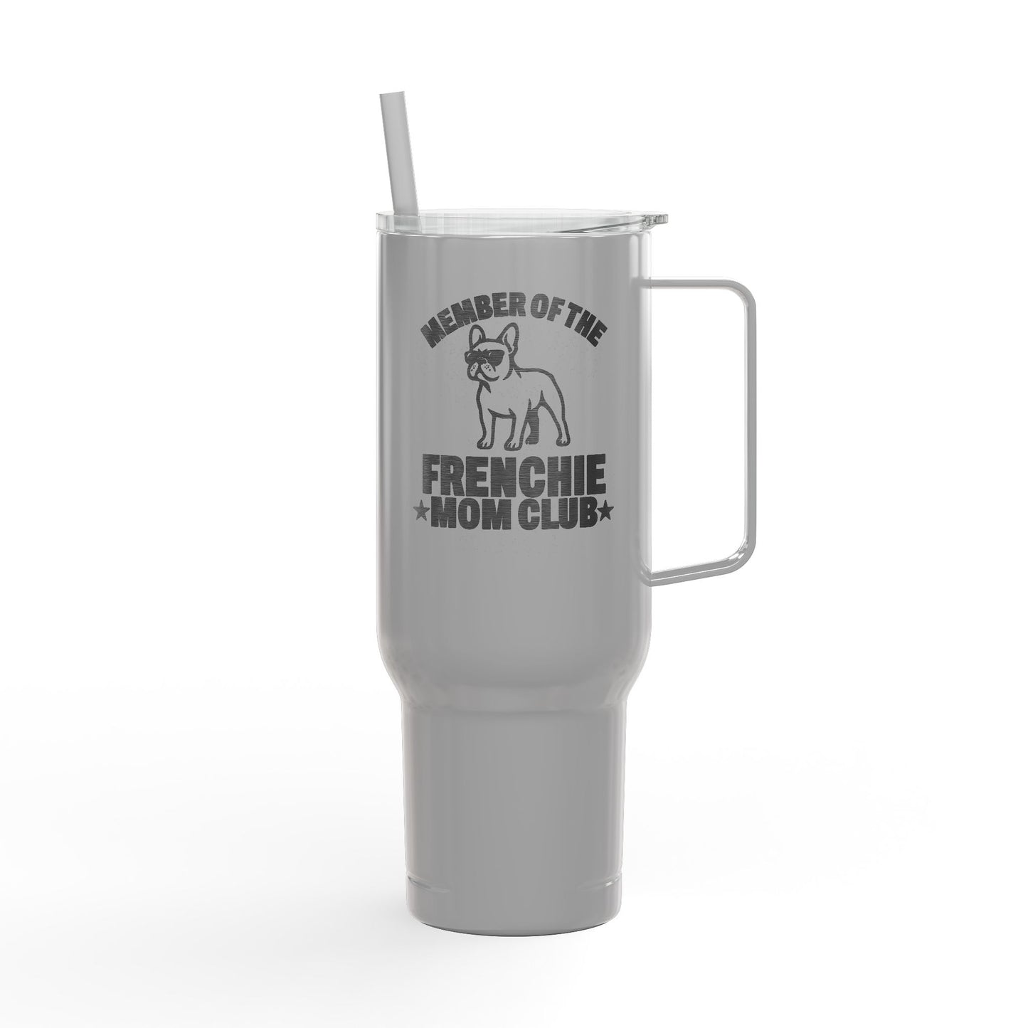 Frenchie Mom Club 40oz Engraved Tumbler