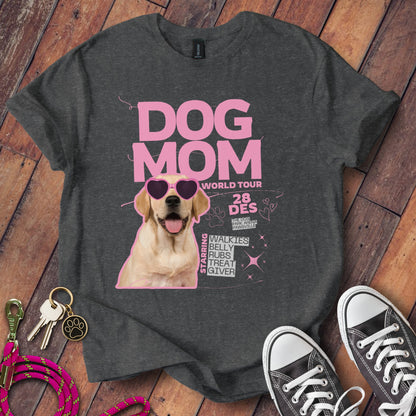 Dog Mom World Tour Fun Graphic T-Shirt product