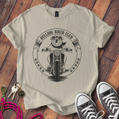 Bulldog Biker Club Graphic T-shirt product type