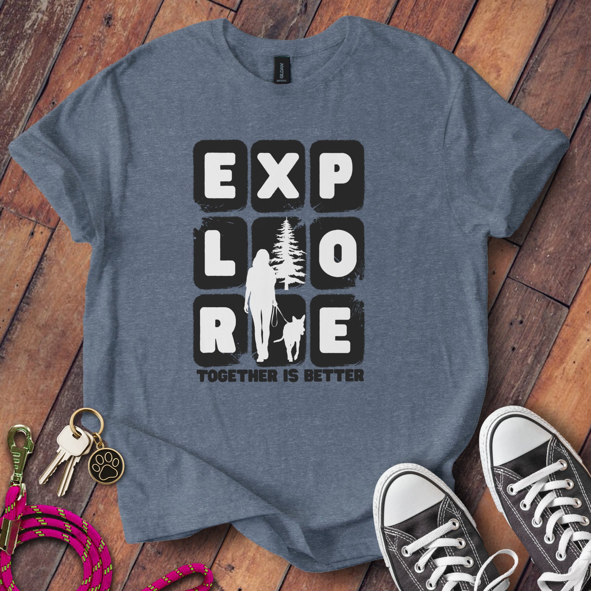Explore Together Is Better Graphic Print Shirt product