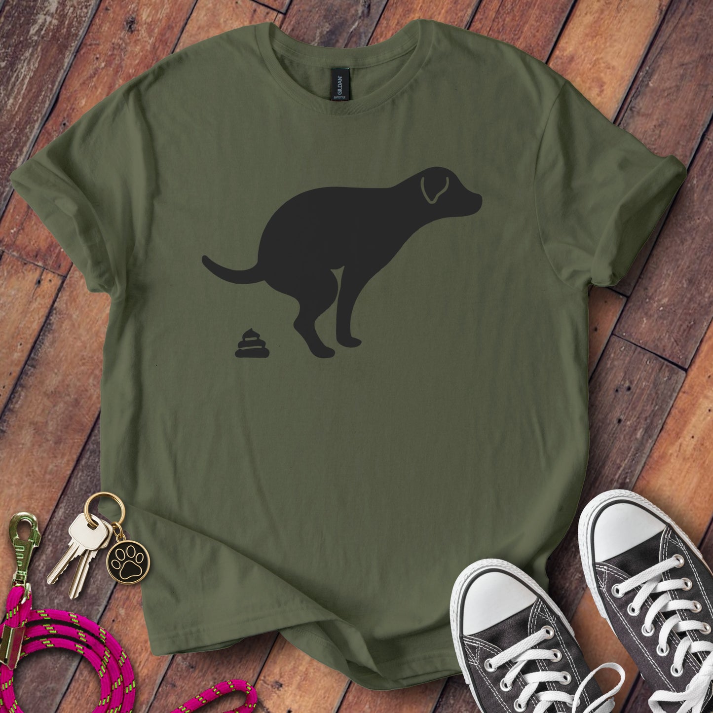 Funny Dog Silhouette Graphic Unisex T-shirt product