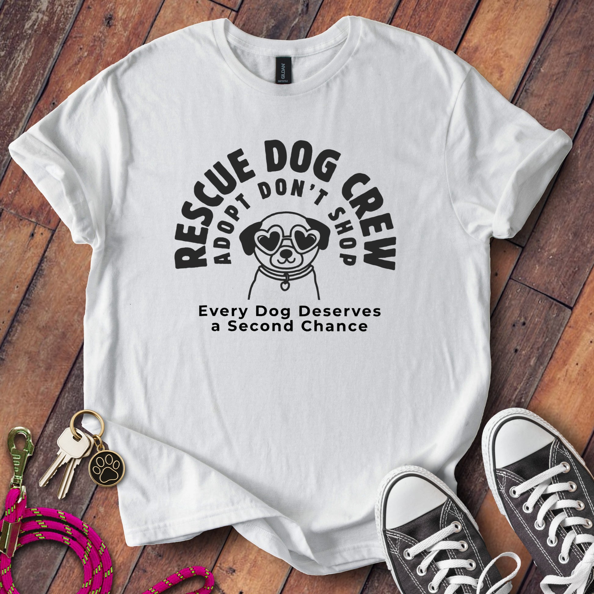 Rescue Dog Crew Adopt Don't Shop T-shirt product
