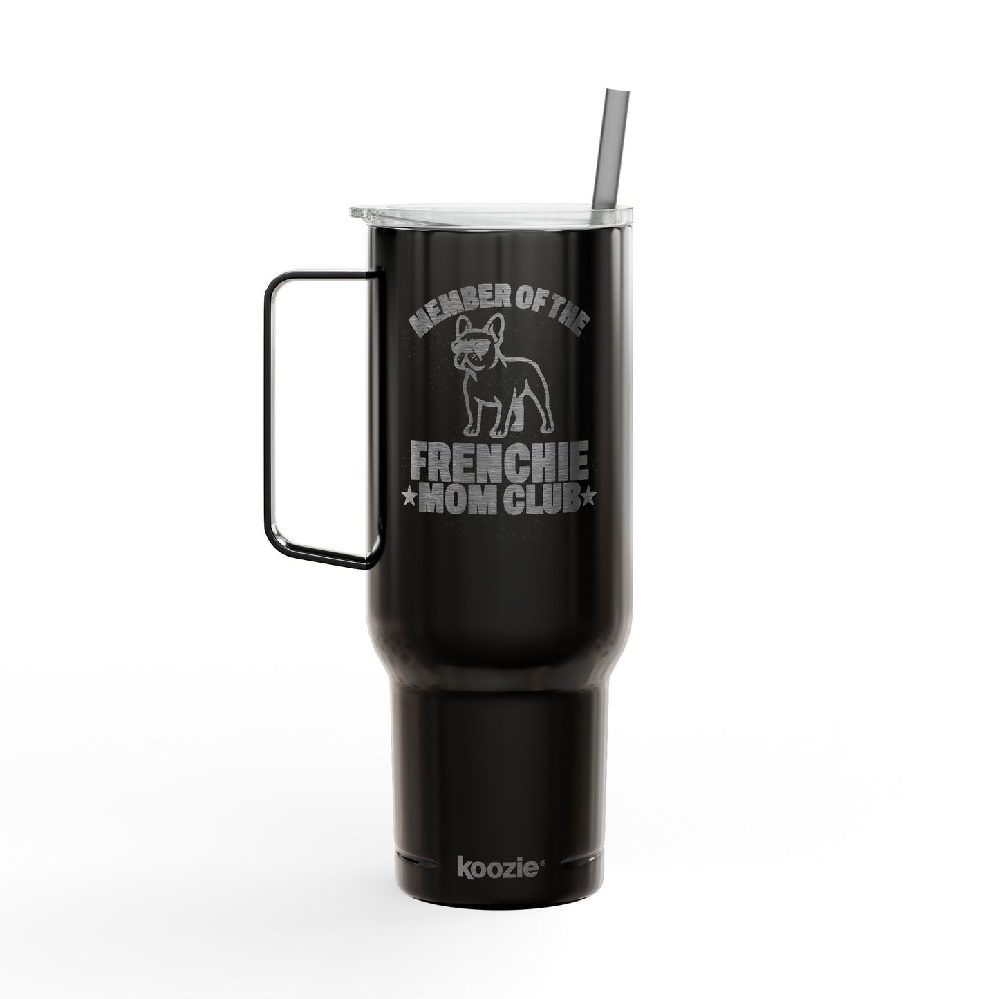Frenchie Mom Club 40oz Engraved Tumbler