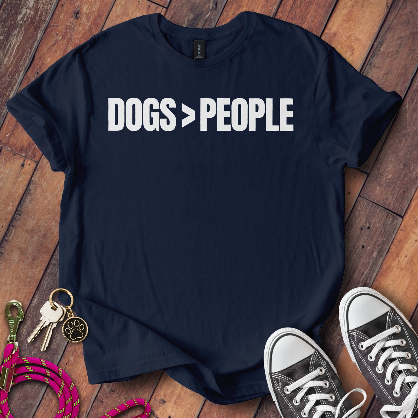 Dogs Greater Than People Statement Shirt product type