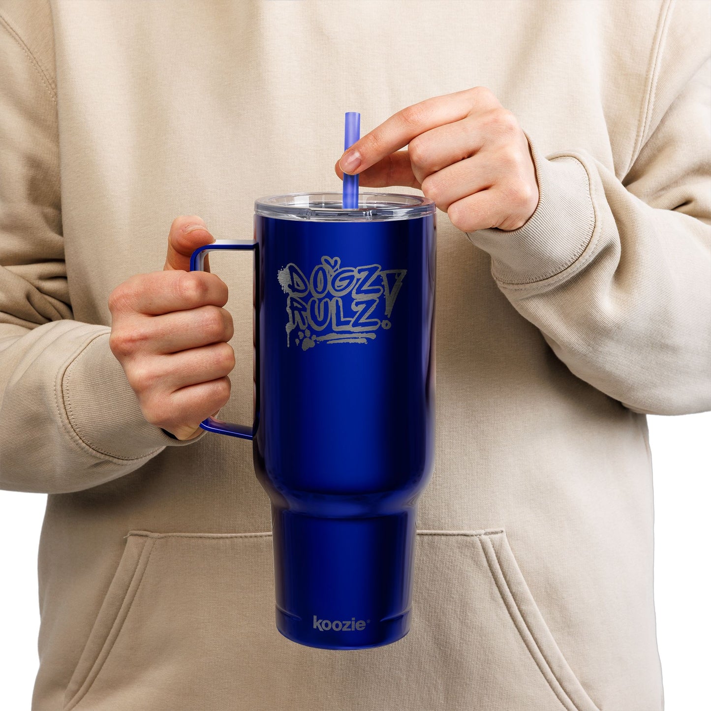 Dogz Rulz 40oz Engraved Tumbler